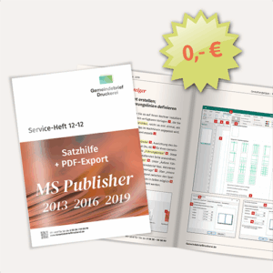 Anleitung Microsoft Publisher -2013, 2016, 2019