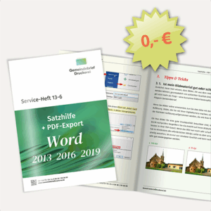 Anleitung Word 2013, 2016, 2019