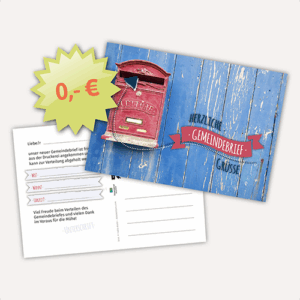 Postkarte Austräger