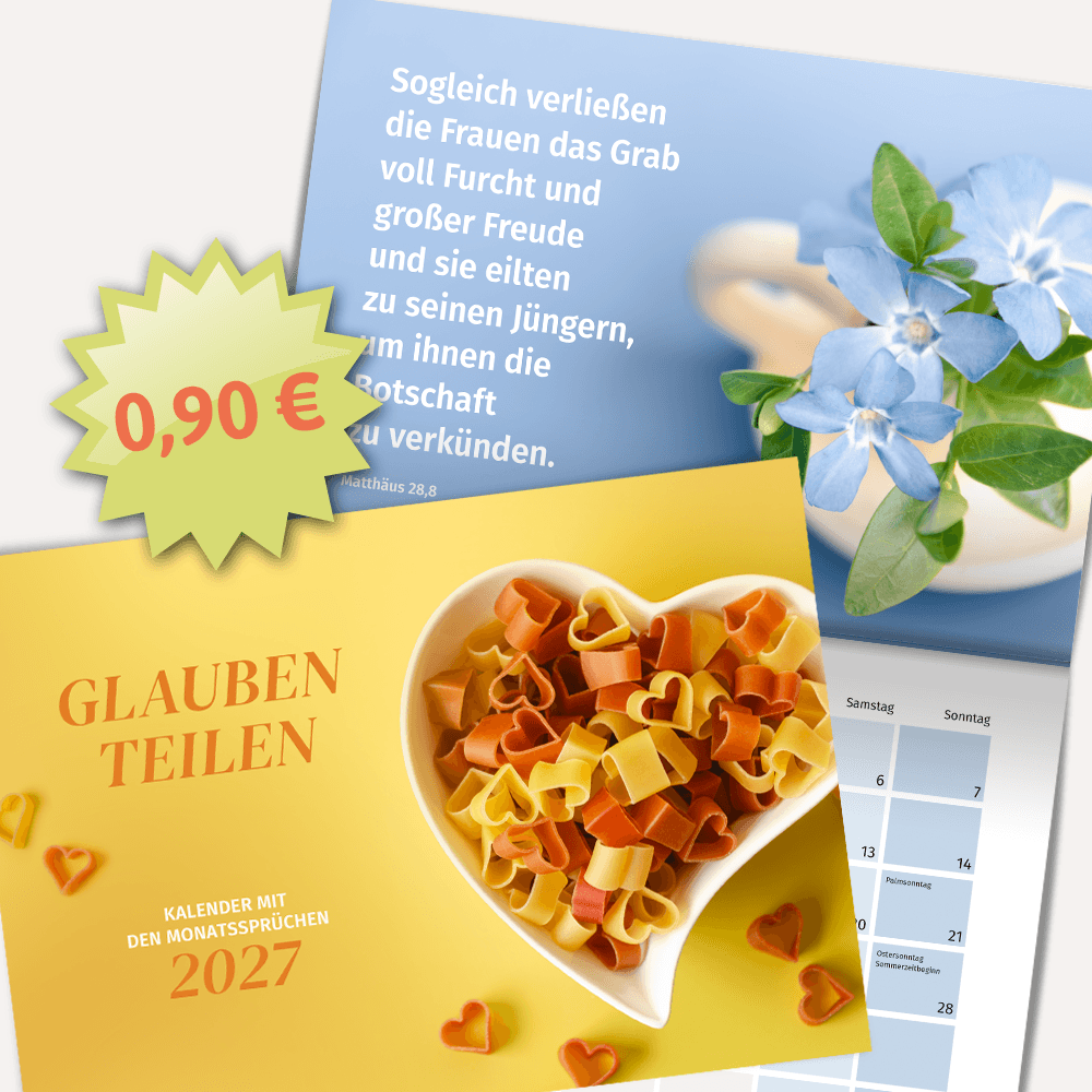 Kalender mit den Monatssprüchen '27