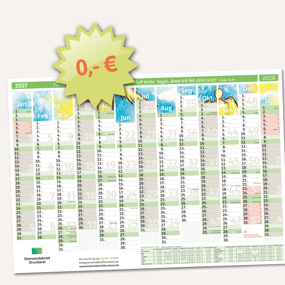 Plakatkalender 2027 (A4)